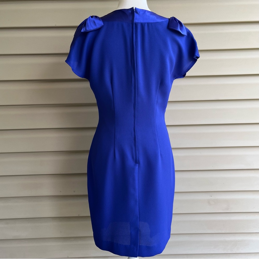 •Allison Smith• Vintage Royal Blue Event Dress - Size 6P - Picture 6 of 9